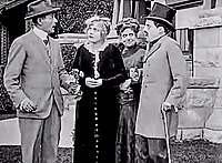 Another scene with (from left) Lehrman, Virginia Kirtley, Alice Davenport, and Chaplin