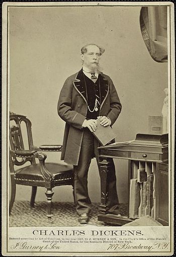 Charles Dickens, circa 1860