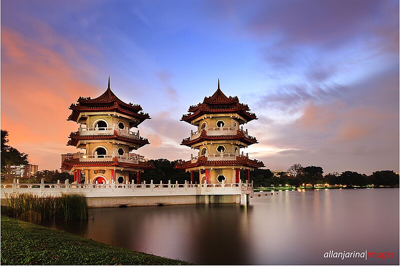 File:Chinese Garden-Pagoda Twins.jpg