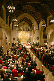 Christmas Eve services at St. James' Church in Manhattan Christmas Eve2.jpg