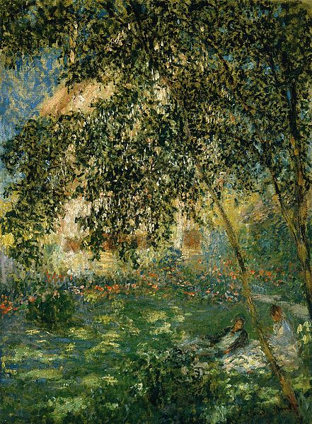 File:Claude Monet - Le repos dans le jardin, Argenteuil.jpg