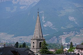 Clocher de l'église de Monthey.