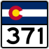 State Highway 371 işaretçisi