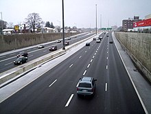 Highway 8 as seen from Franklin Street bridge