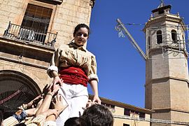 Actuació en festes de la Magdalena (plaça de la Pescateria, 2015)