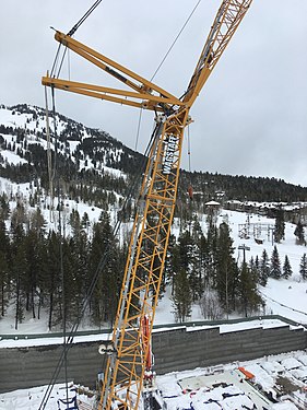 Construction crane at Jackson Hole Mountain Resort, Wyoming, USA.jpg