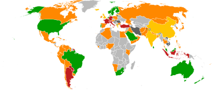 Countries (States and Subnational Regions) and Their Positions on Vegetarian Diets in Food-Based Dietary Guidelines.svg