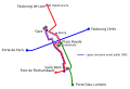 Réseau des tramways en 1887