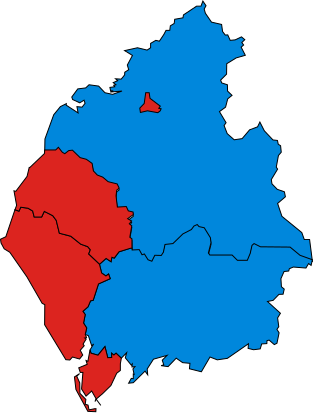 CumbriaParliamentaryConstituency1992Results.svg