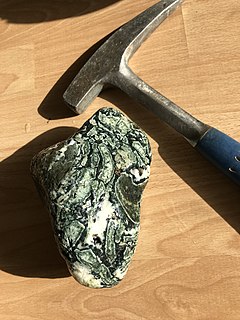 <span class="mw-page-title-main">Dallasite</span> Greenish Breccia found in British Columbia