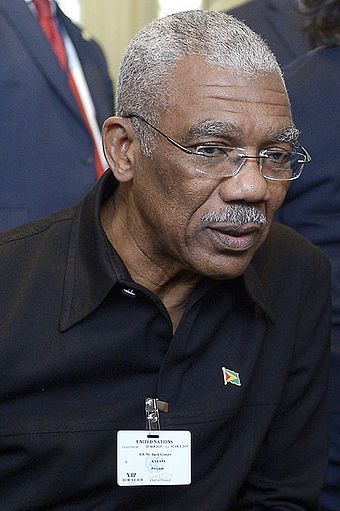 David Granger, président du Guyana de 2015 à 2020.