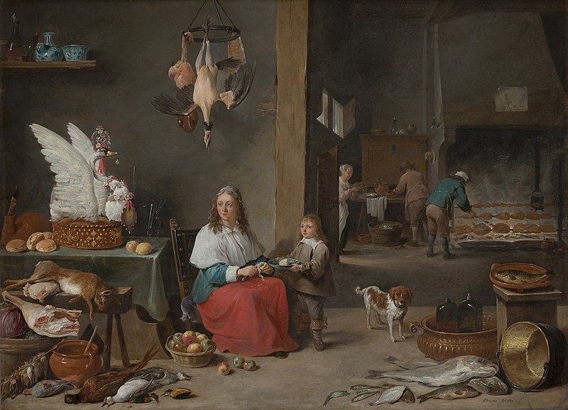 File:David Teniers de Jonge - Kitchen Interior - 260 - Mauritshuis.jpg