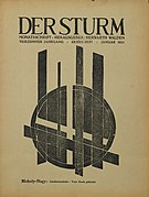 Magazine cover for Der Sturm (1923)