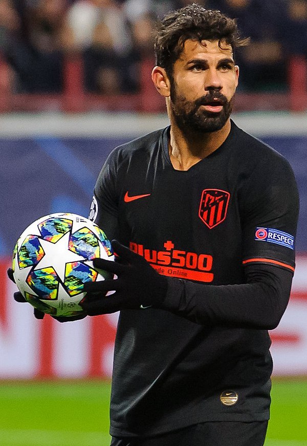Costa with Atlético Madrid in 2019