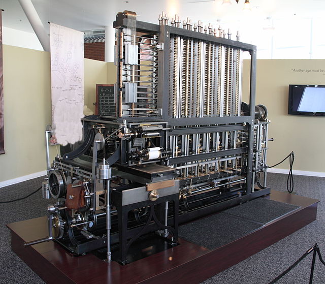 Fully operational difference engine at the Computer History Museum in Mountain View, California