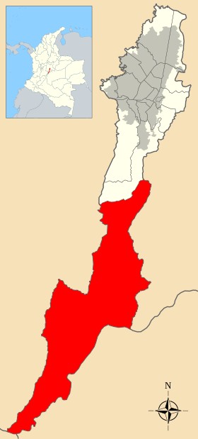 Localização de Sumapaz