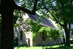die Dorfkirche von Mösthinsdorf im Saalekreis