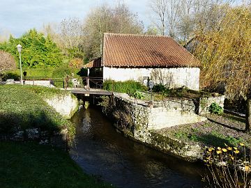 La dérivation de la Dronne au moulin de Racaud.