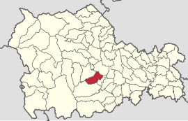 Location in Neamț County