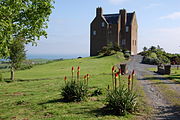 Castelul Dunduff din sud, iunie 2007