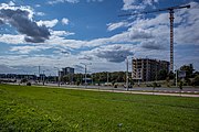 English: Dziaržynskaha avenue. Minsk, Belarus Беларуская: Праспект Дзяржынскага. Мінск, Беларусь Русский: Проспект Дзержинского около ст. м. Грушевка. Минск, Беларусь