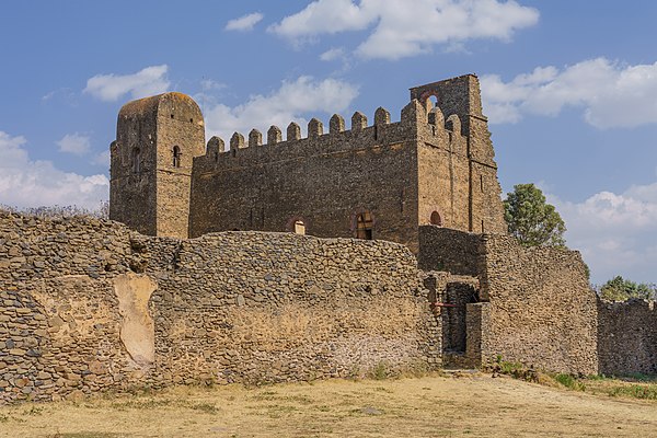 Iyasu's Palace in the Fasil Ghebbi, Gondar