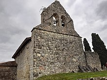 Eglise Saint-Pierre de Tabaux le clocher-mur.jpg