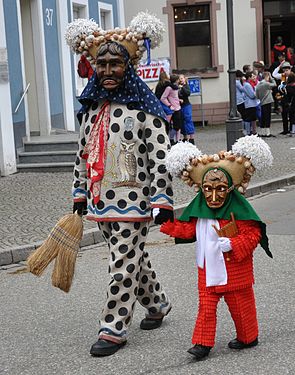 Carnival in Elzach, Germany