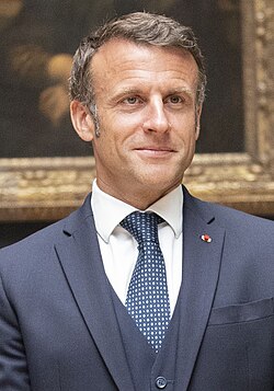 Emmanuel Macron en 2023.