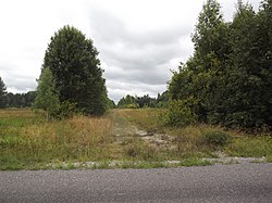 The discontinued Tihemetsa railway stop near Leipste