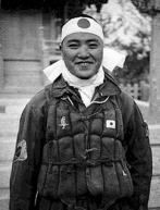 Kamikazelentäjä Kiyoshi Ogawa.