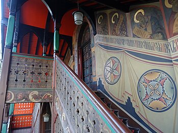 Interior of the stairway