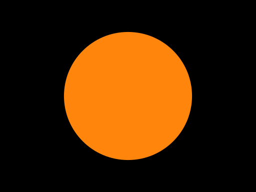 File:F1 black flag with orange circle.svg