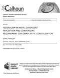 Thumbnail for File:FEDERALISM IN NEPAL- DIVERGENT PERCEPTION AND CONVERGENT REQUIREMENT FOR DEMOCRATIC CONSOLIDATION (IA federalisminnepa1094532900).pdf