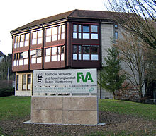 European Forest Institute, Central European Regional Office, Baden-Wurttemberg, Germany FVA Hauptgebaeude Wonnhalde Freiburg.jpg