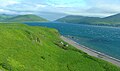 Isanotski Strait south entrance from Ikatan Bay.