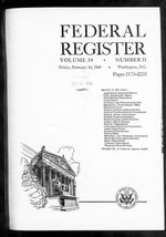 Fayl:Federal Register 1969-02-14- Vol 34 Iss 31 (IA sim federal-register-find 1969-02-14 34 31).pdf üçün miniatür