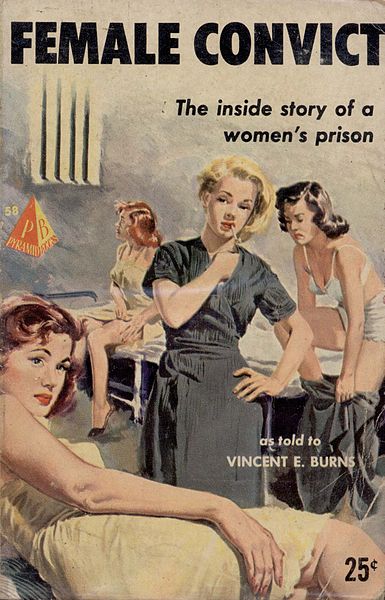 File:Female Convict by Vincent E. Burns - Illustration by Robert Maguire - Pyramid Book 1952.jpg