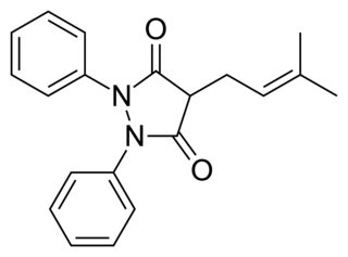 <span class="mw-page-title-main">Feprazone</span> NSAID analgesic drug