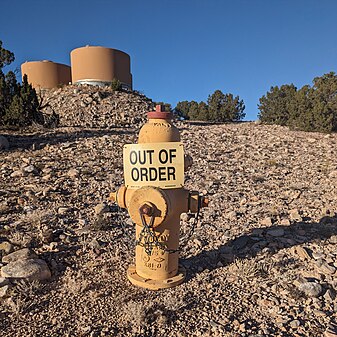 Out of order fire hydrant, Placitas, NM