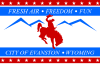 Flag of Evanston, Wyoming