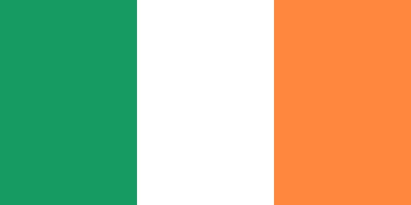 The flag of Ireland (1919). The green represents the culture and traditions of Gaelic Ireland.[90][91]