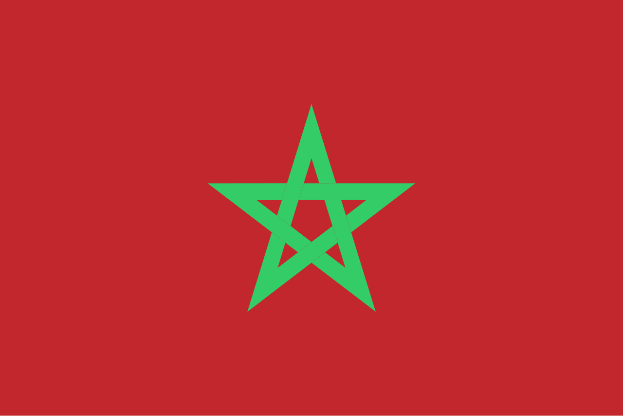 File:Flag of Morocco (unbordered light green).svg ...