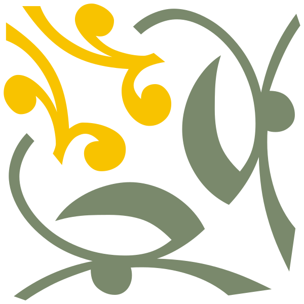 File:Flower Closed Ornament Colored Up Left.svg