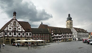 Der Marktplatz in Forchheim