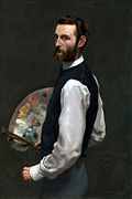 Frédéric Bazille, Autorretrato