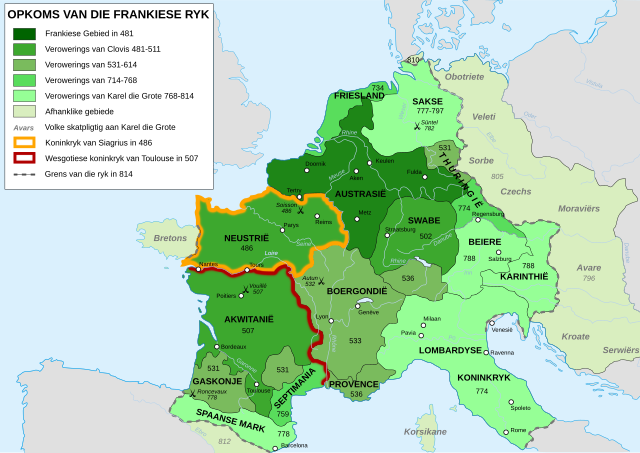 Ligging of Francia
