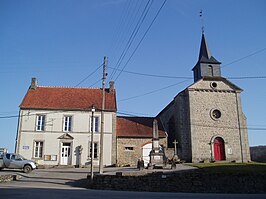 Gemeentehuis en kerk