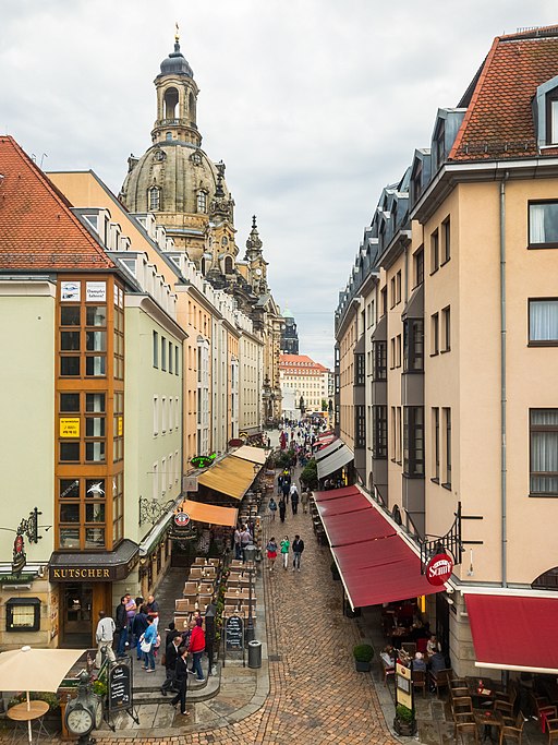 Frauenkirche Dresden - Münzgasse