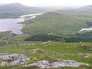 <span class="mw-page-title-main">Loch Bad an Sgalaig</span> Freshwater loch and reservoir in Wester Ross, Scotland